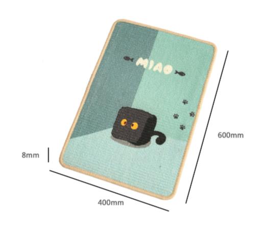 Square Cat Scratcher Mat