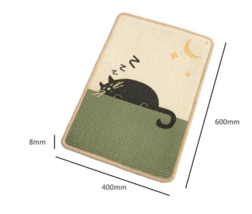 Sleepy Cat Scratcher Mat