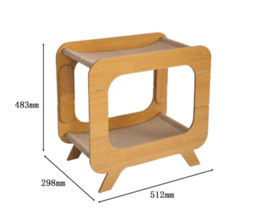 Square TV Cat Bed (Sisal Mat)