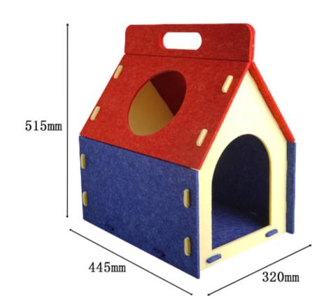Felt Hand Pet Bed (Basic)