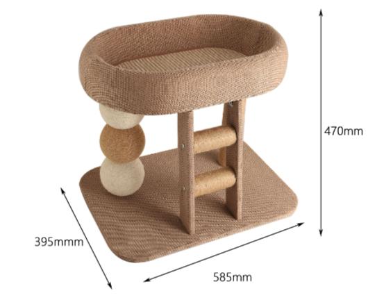 Ladder Round Cat Tree (Sisal Mat)
