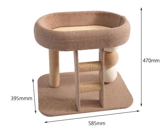 Ladder Round Cat Tree (Cool Mat)