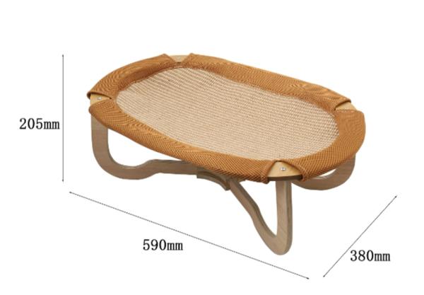 Runway Round Camping Bed (Sisal)
