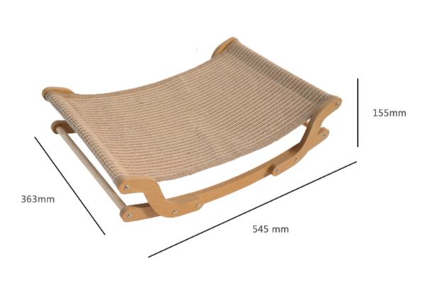 Simple Wood Crib (Sisal)