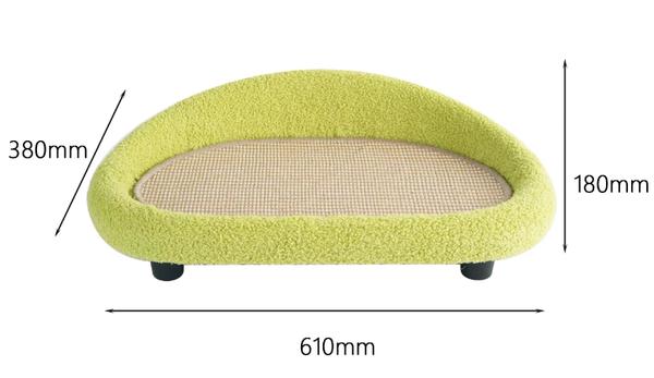 Minimal Sisal Sofa (Green)