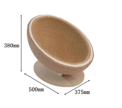 Egg Shell Scratcher Bed