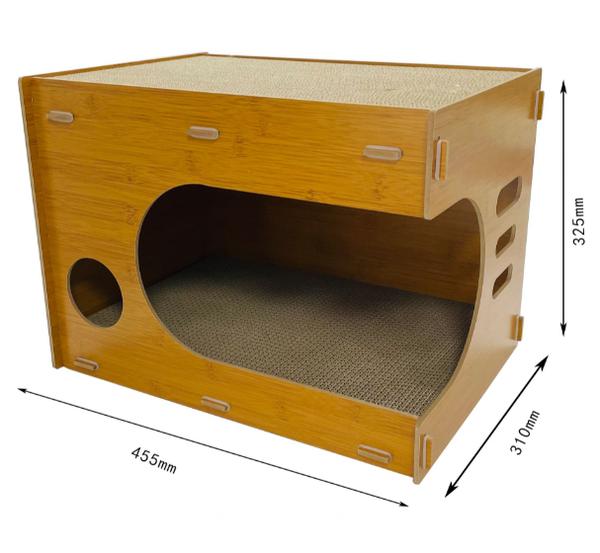 Solid Wood Corrugated Bed