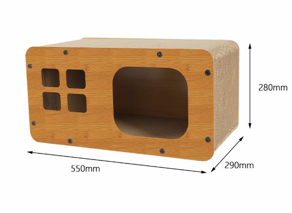 Meow House Corrugated Bed
