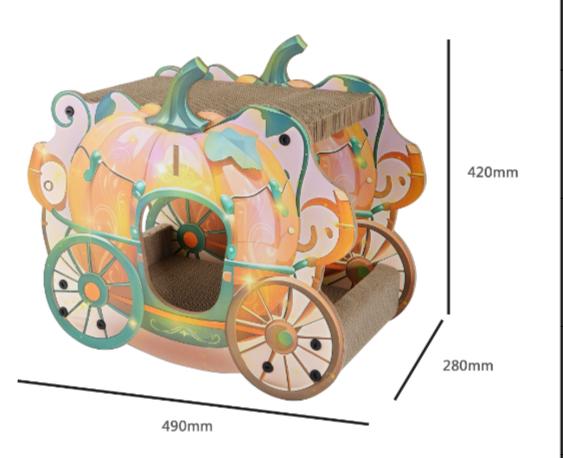 Pumpkin Car Double Bed