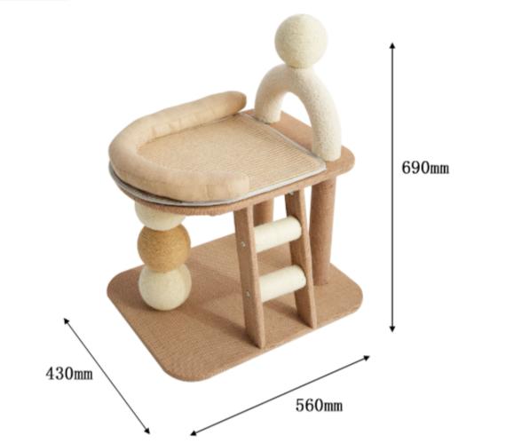 Sisal Ball Step Cat Tree