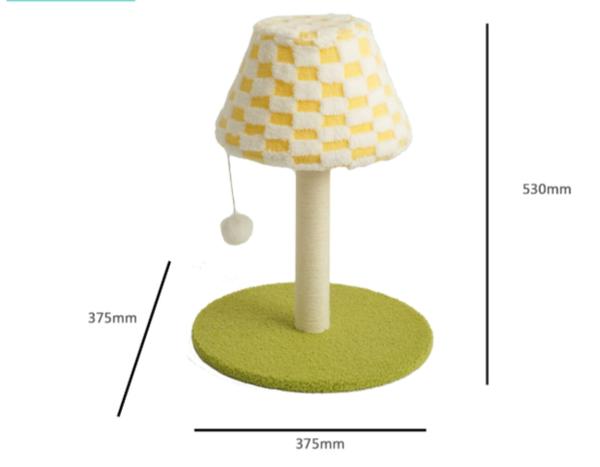 Table Lamp Cat Scratcher Post
