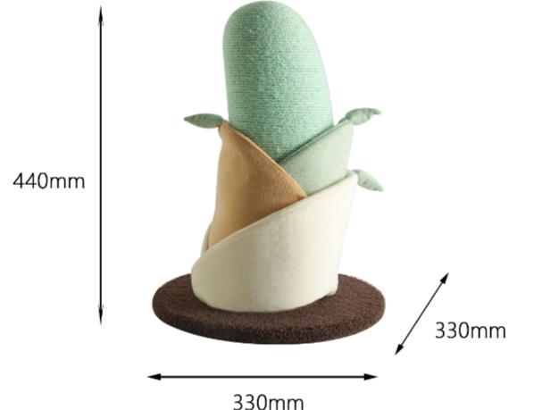 Bamboo Shoot Cat Scratcher Post