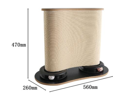 8-Shape Vertical Scratcher