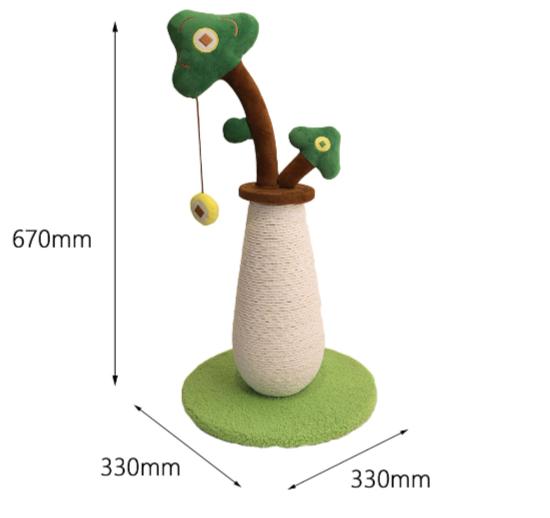 Money Tree Scratcher Post (Paper)