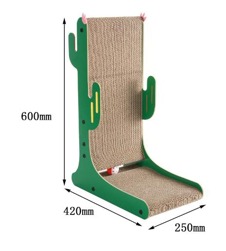 Cactus L-Shape Scratcher