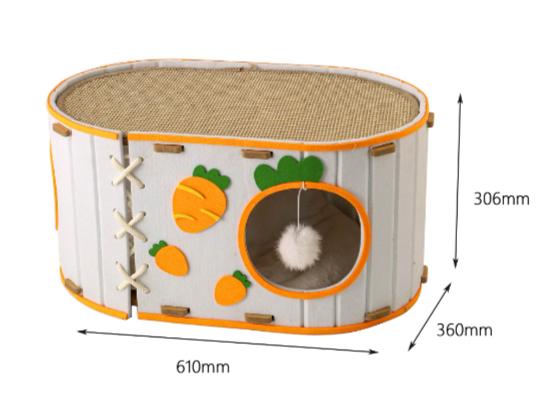 Carrot Double Felt Bucket
