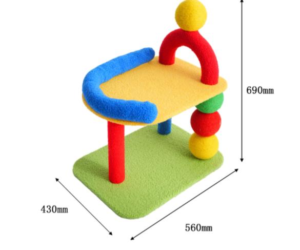 Rainbow Castle Cat Tree